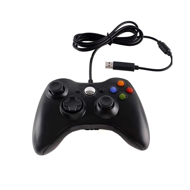 Mando con Cable Usb para Xbox 360 Pc Windows Joystick NJX301 Negro - Promart