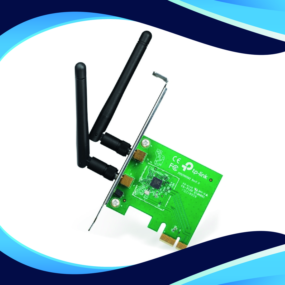 TARJETA RED Wi-Fi PCI Exp TP-LINK TL-WN881ND 300MB 2antena